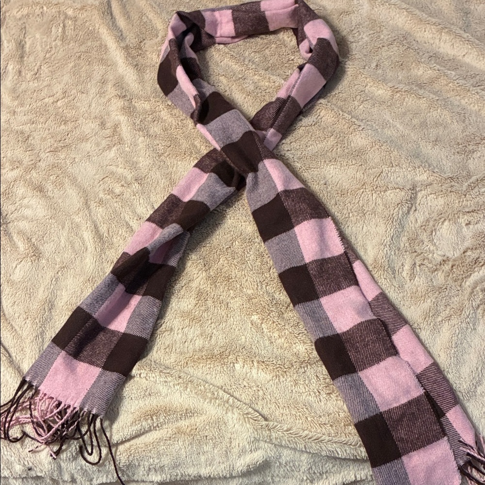 💕 Plaid Fringe Scarf 💕